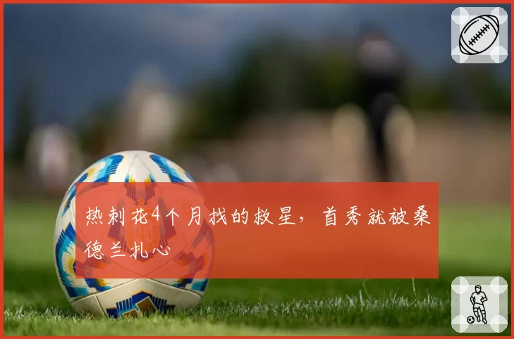 热刺花4个月找的救星，首秀就被桑德兰扎心